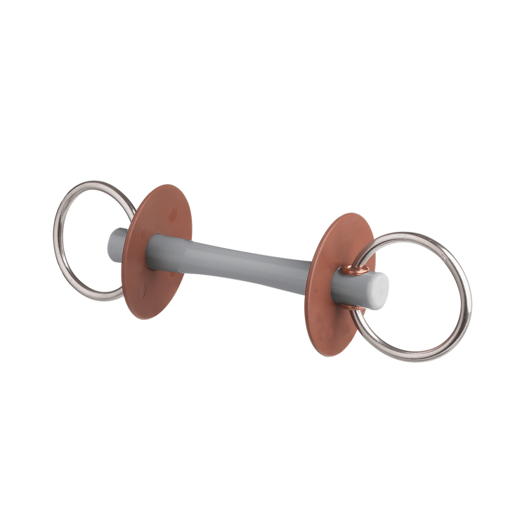 Morso a filetto Beris cannone Comfort fine anello 6 cm Morso a filetto Beris cannone Comfort fine anello 6 cm