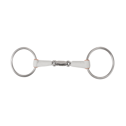 Morso a filetto Beris doppia rottura anello 7,5 cm