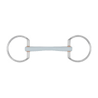 Filetto Beris a oliva con cannone Comfort sottile e anello da 7,5 cm Morbido
