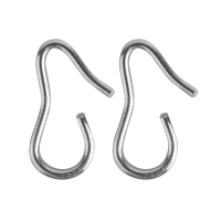 Gancio per barbozzale Beris Argentato Argento