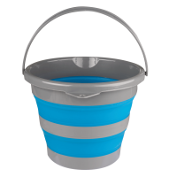 Secchio pieghevole Waldhausen 10 L Blu azzurro