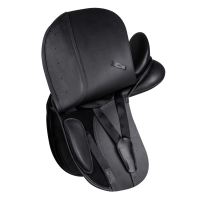 Sella da dressage Waldhausen in cuoio Comfort Nero