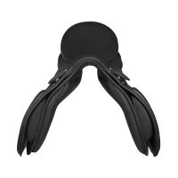 Sella da dressage Waldhausen in cuoio Comfort Nero