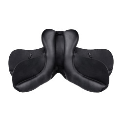 Sella da dressage Waldhausen in cuoio Comfort Nero