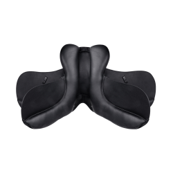 Sella da dressage Waldhausen in cuoio Comfort Nero