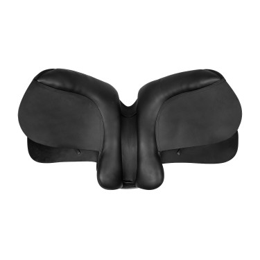 Sella da dressage Waldhausen Premium in cuoio Nero
