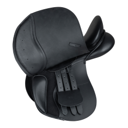 Sella mista Waldhausen in cuoio Comfort Nero