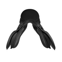 Sella mista Waldhausen in cuoio Comfort Nero