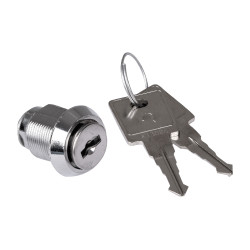 Serratura cilindrica Waldhausen per armadio da selleria e sospesa Grigio