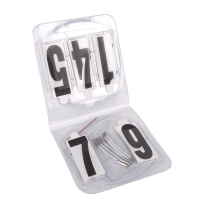 Set di numeri ovali Waldhausen con elastici Bianco Set di numeri ovali Waldhausen con elastici Bianco