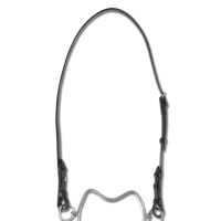 Testiera in cuoio Waldhausen per chifney Nero Testiera in cuoio Waldhausen per chifney Nero