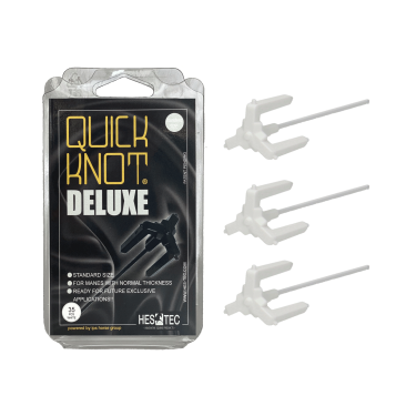 Accessorio per intrecciare Hes-Tec Quick Knot Deluxe standard Bianco
