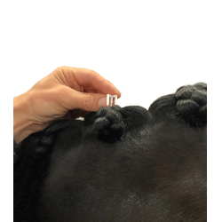 Accessorio per intrecciare Hes-Tec Quick Knot Deluxe standard Bianco