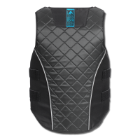 Gilet di protezione Swing P19 con cerniera per adulti Nero / grigio Gilet di protezione Swing P19 con cerniera per adulti Nero / grigio