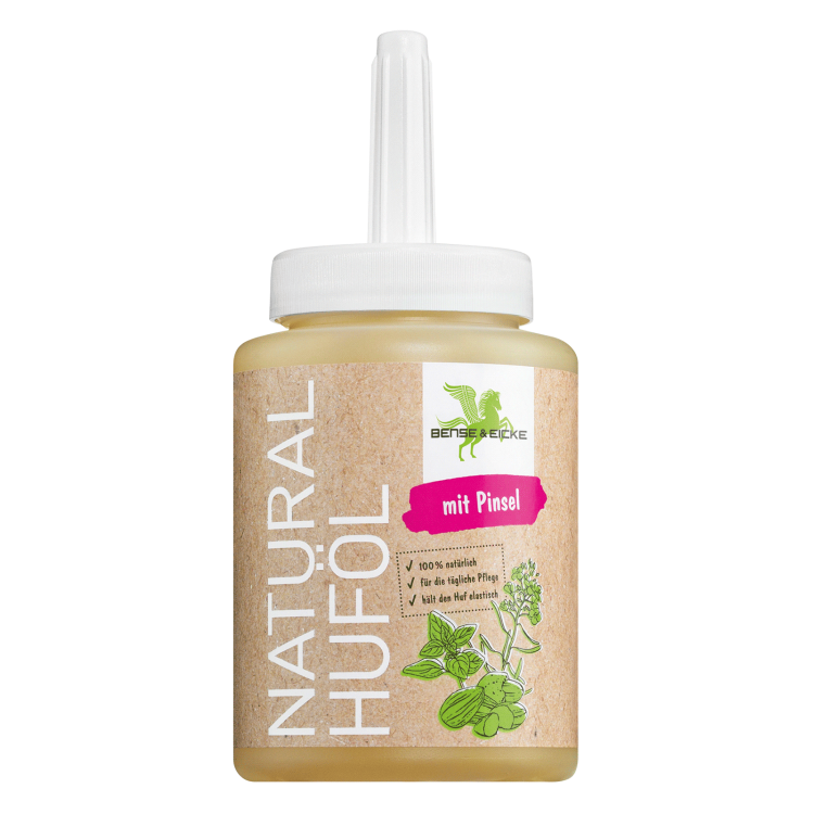Olio naturale per zoccoli Bense & Eicke con pennello