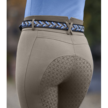 Cintura intrecciata ELT Karla Blu cielo / beige / asfalto