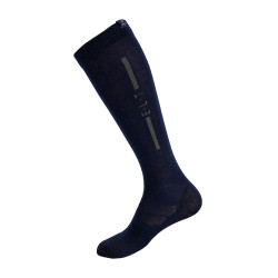 Calze da equitazione unisex in merino ELT Blu profondo