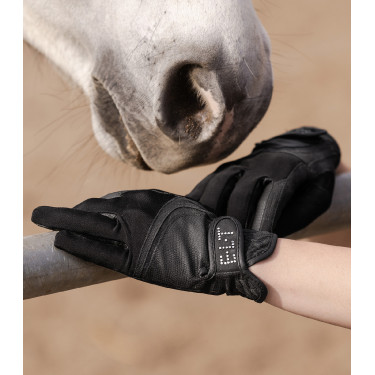 Guanti da equitazione ELT Noelle Nero