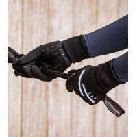 Guanti da equitazione ELT Torino Nero Guanti da equitazione ELT Torino Nero