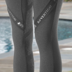 Pantaloni aderenti B Vertigo Jenny con fondello in pelle da donna Nero Pantaloni aderenti B Vertigo Jenny con fondello in pelle da donna Nero