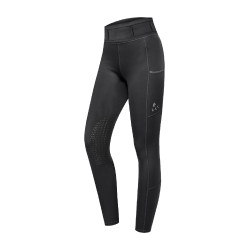 Leggings da equitazione ELT Ella grip ginocchia Nero