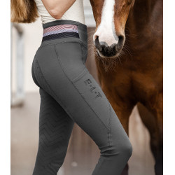 Leggings da equitazione ELT Nala Asfalto Grigio