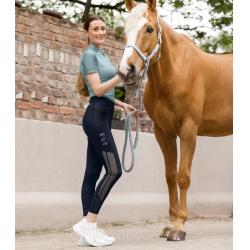 Leggings da equitazione ELT Nina Blu profondo