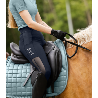 Leggings da equitazione ELT Nina Blu profondo