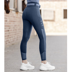 Leggings da equitazione ELT Nina Blu denim