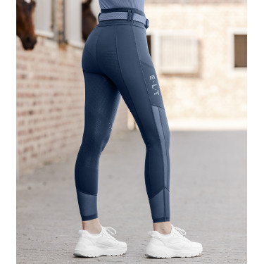 Leggings da equitazione ELT Nina Blu denim