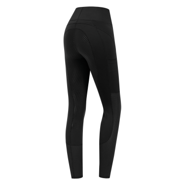 Leggings da equitazione ELT a vita alta Hanna mesh Nero