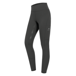 Leggings da equitazione ELT a vita alta Hanna mesh Fango Grigio