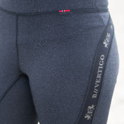 Pantaloni aderenti B Vertigo Jenny con fondello in pelle da donna Nero Pantaloni aderenti B Vertigo Jenny con fondello in pelle da donna Nero