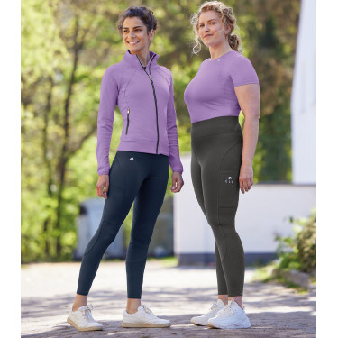 Leggings da equitazione ELT a vita alta Hanna mesh Blu notte