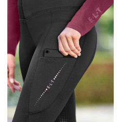 Leggings da equitazione termici ELT Milla Nero