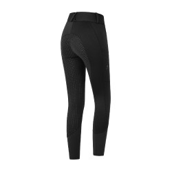 Pantaloni da equitazione ELT a vita alta Essential in silicone Nero