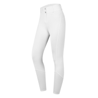 Pantaloni da equitazione ELT a vita alta Essential in silicone Bianco