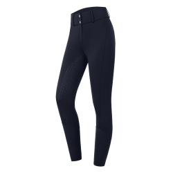 Pantaloni da equitazione ELT a vita alta Essential in silicone Blu profondo Pantaloni da equitazione ELT a vita alta Essential in silicone Blu profondo