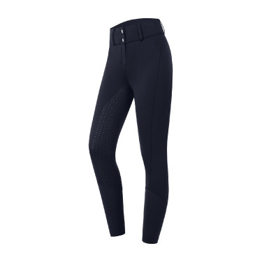 Pantaloni da equitazione ELT a vita alta Essential in silicone Blu profondo Pantaloni da equitazione ELT a vita alta Essential in silicone Blu profondo