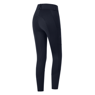 Pantaloni da equitazione ELT a vita alta Essential in silicone Blu profondo Pantaloni da equitazione ELT a vita alta Essential in silicone Blu profondo