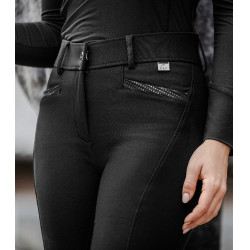 Pantaloni da equitazione ELT a vita alta Oktavia Curved Nero Pantaloni da equitazione ELT a vita alta Oktavia Curved Nero