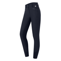 Pantaloni da equitazione ELT a vita alta Oktavia Curved Blu profondo