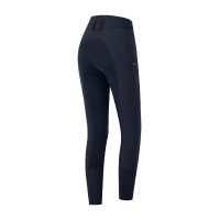 Pantaloni da equitazione ELT a vita alta Oktavia Curved Blu profondo