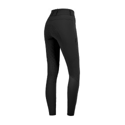 Pantaloni da equitazione ELT a vita alta in silicone Hella Nero