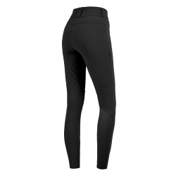 Pantaloni da equitazione ELT a vita alta in silicone Hella Nero