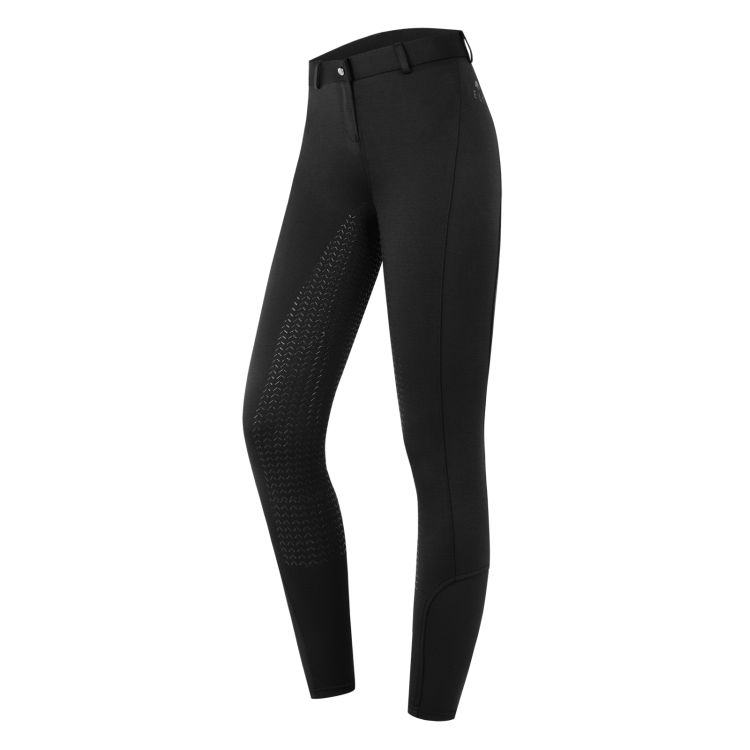 Pantaloni da equitazione termici ELT Essential con silicone per bambini