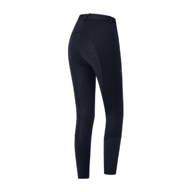 Pantaloni da equitazione termici ELT Essential con silicone da donna Blu profondo