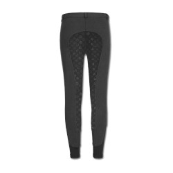 Pantaloni da equitazione termici ELT Fun Sport in silicone per bambini Nero
