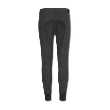Pantaloni da equitazione termici ELT Fun Sport in silicone per bambini Nero