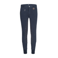 Pantaloni da equitazione termici ELT Fun Sport in silicone per bambini Nero
